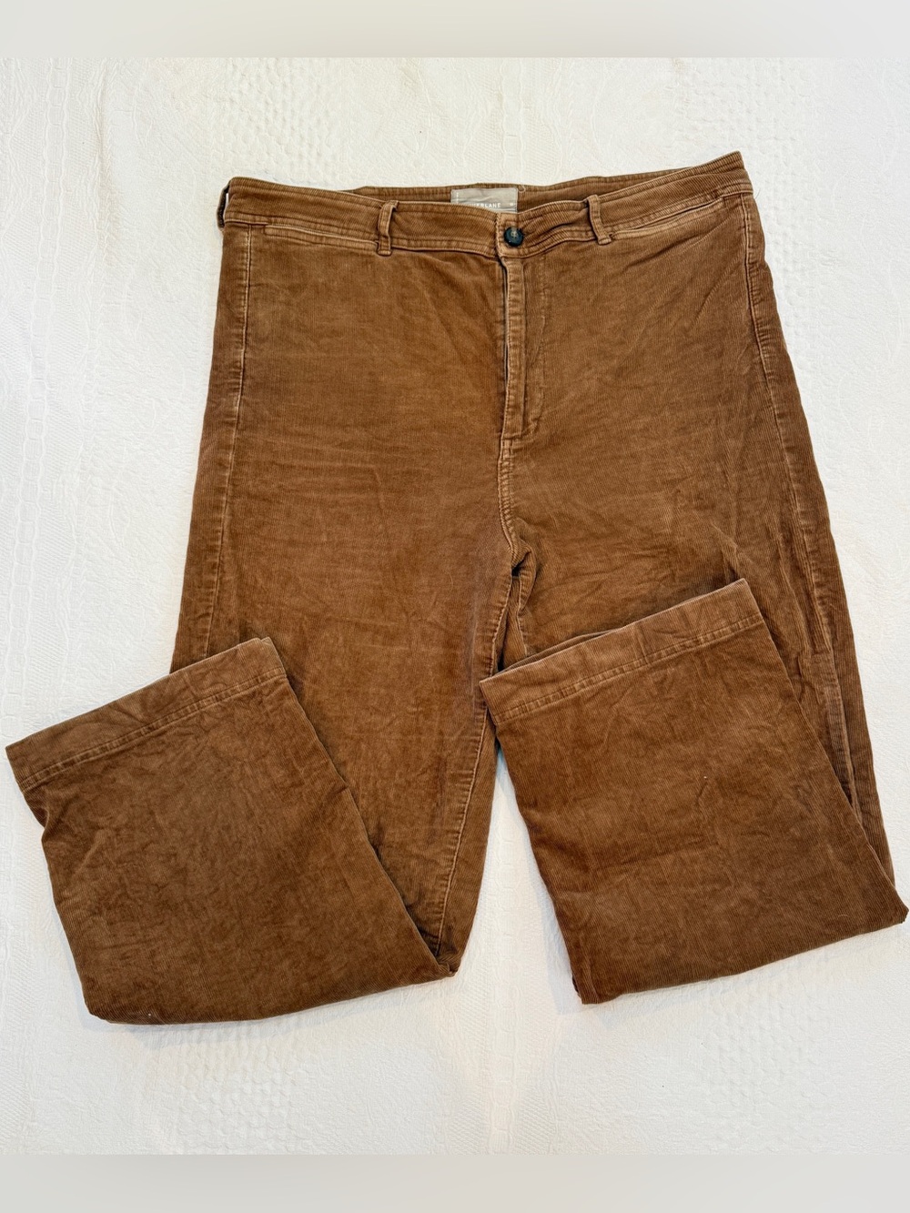 Everlane Wide Leg Corduroy Pants Brown Women’s Size